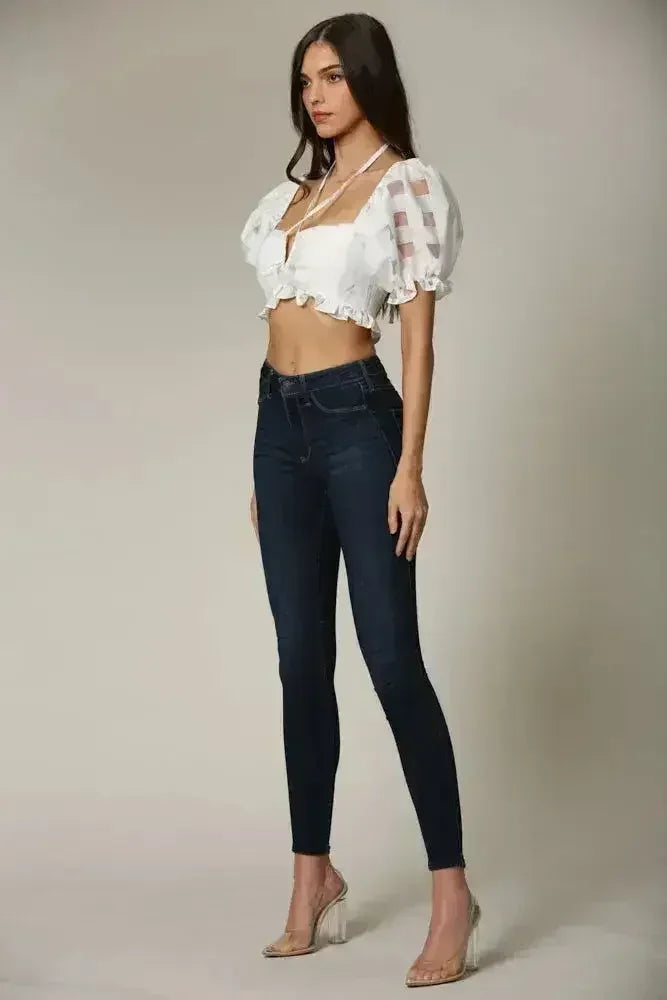 Square Neck Puff Sleeve Top – Elegant & Trendy for Every Occasion - Femstylo