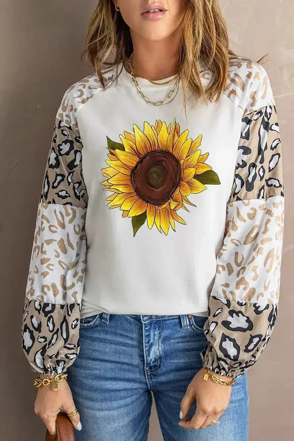 Sunflower Graphic Animal Top - Femstylo