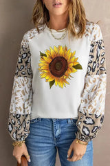 Sunflower Graphic Animal Top - Femstylo
