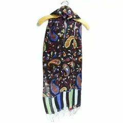 Paisley Pattern Garden Landscape Design Scarf - Femstylo