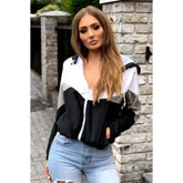 Two Tone Cagoule Jacket for Women - Femstylo