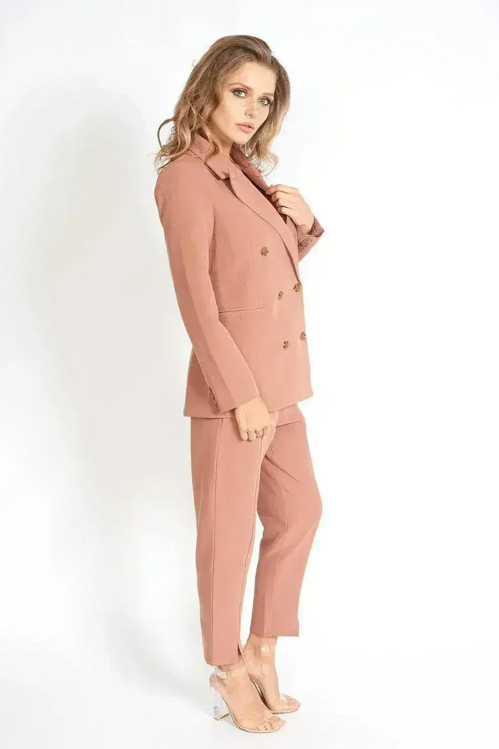 Business Babe 90s Fit Double Breasted Blazer - Femstylo