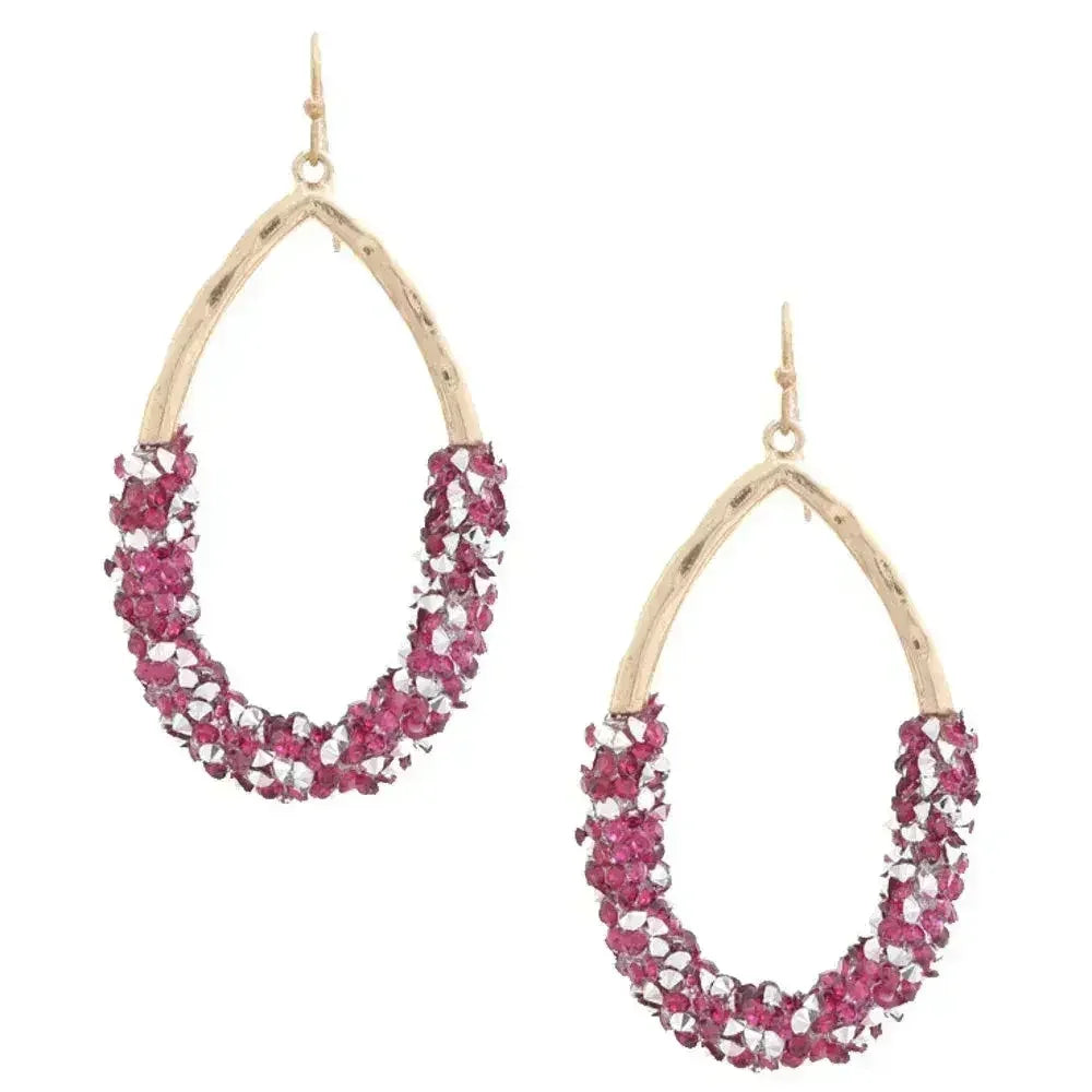 Beaded Teardrop Dangle Earring - Femstylo