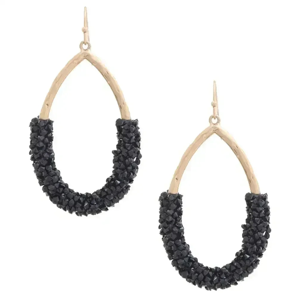 Beaded Teardrop Dangle Earring - Femstylo