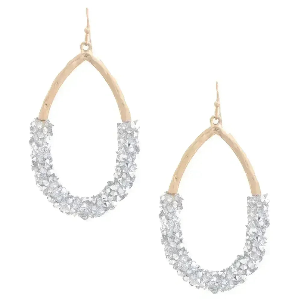 Beaded Teardrop Dangle Earring - Femstylo