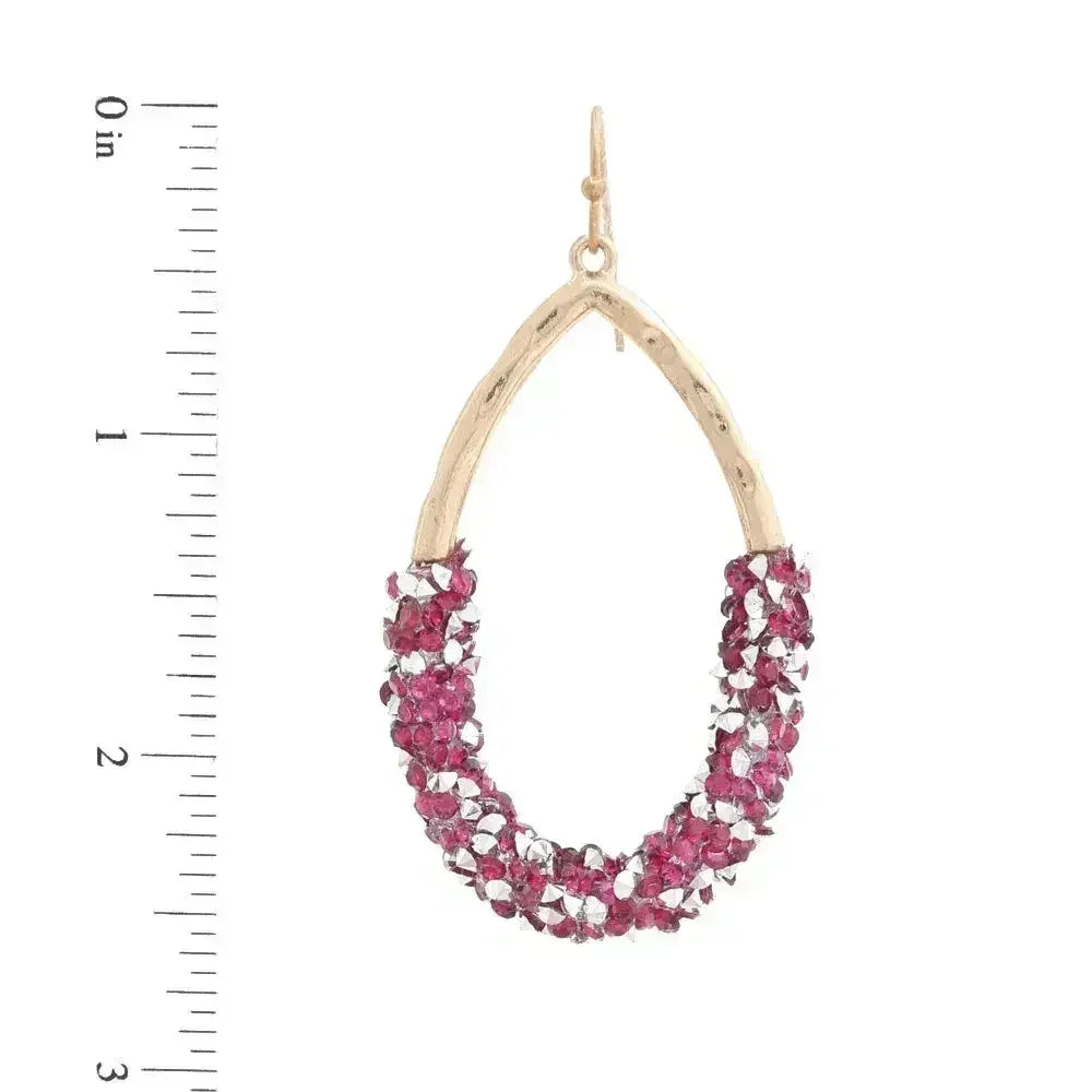 Beaded Teardrop Dangle Earring - Femstylo