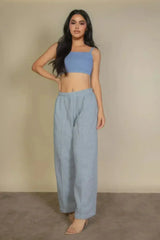 Ribbed Knit Cami Crop Top - Femstylo