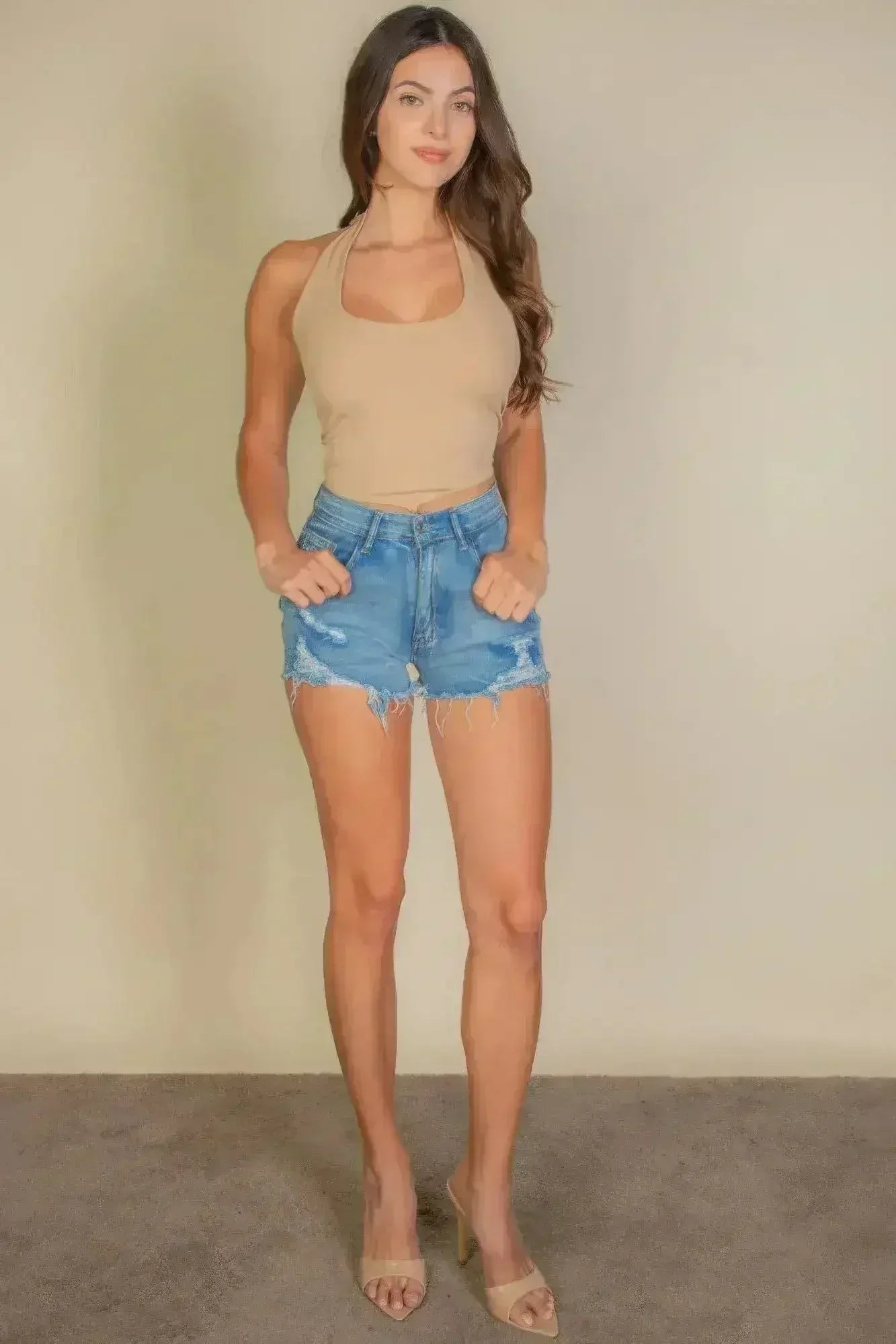 Tank Bandana Hem Square Neck Top - Femstylo