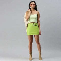 Bodycon Mini Slit Skirt - Femstylo