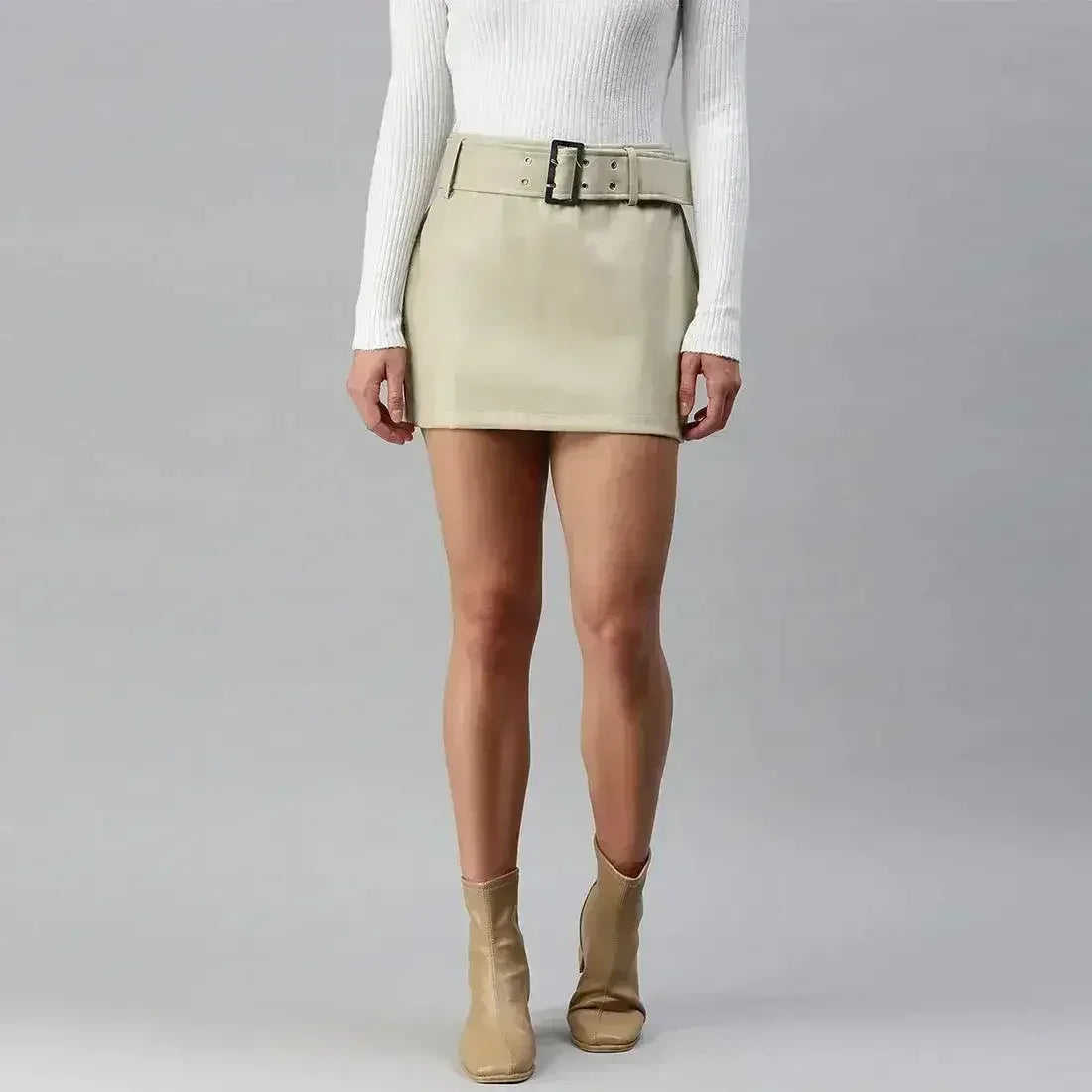 Bodycon Mini Slit Skirt - Femstylo