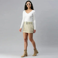 Bodycon Mini Slit Skirt - Femstylo