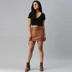Bodycon Mini Slit Skirt - Femstylo
