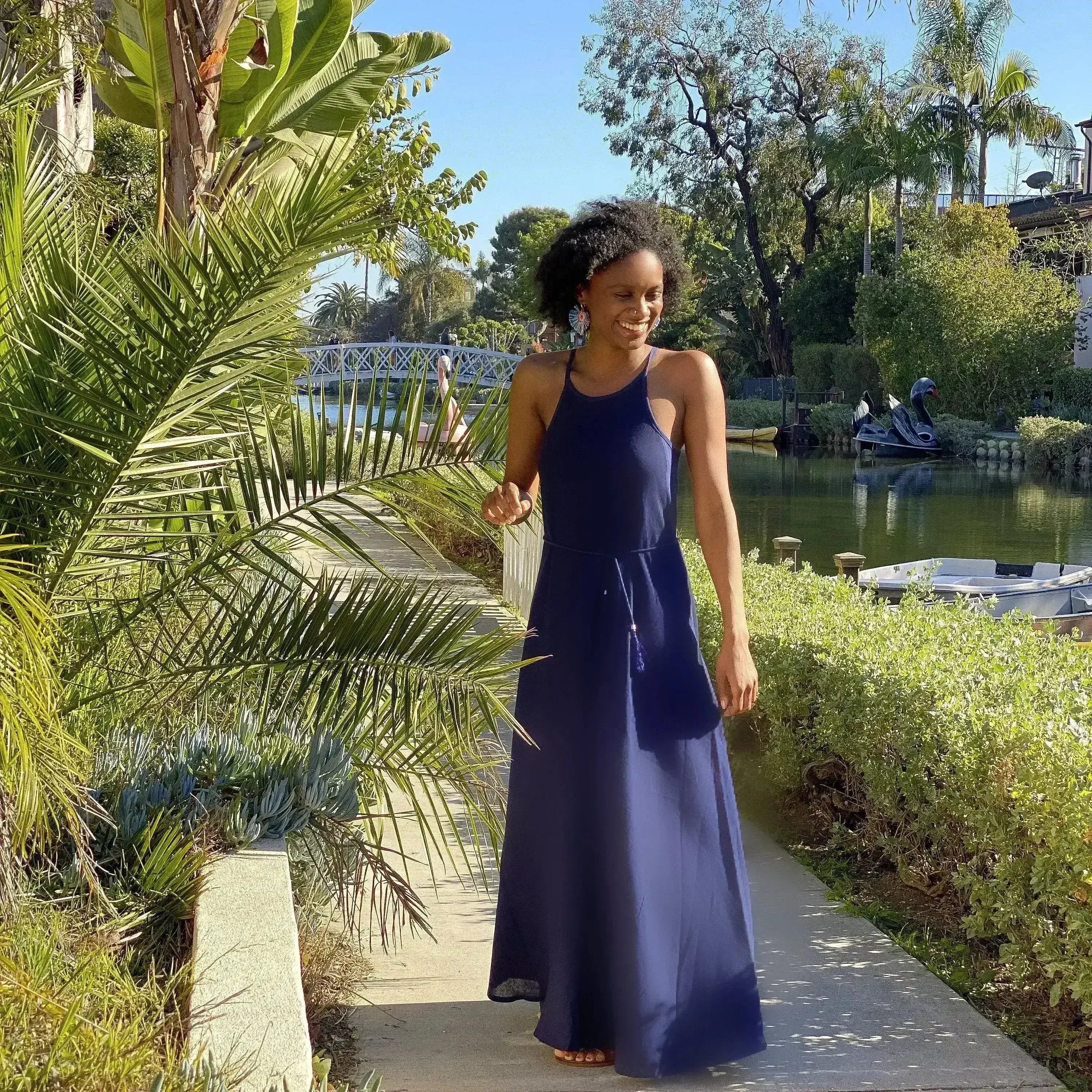 Callie Cotton Maxi Dress | Vacation Essential | Femstylo - Femstylo
