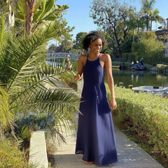 Callie Cotton Maxi Dress | Vacation Essential | Femstylo - Femstylo