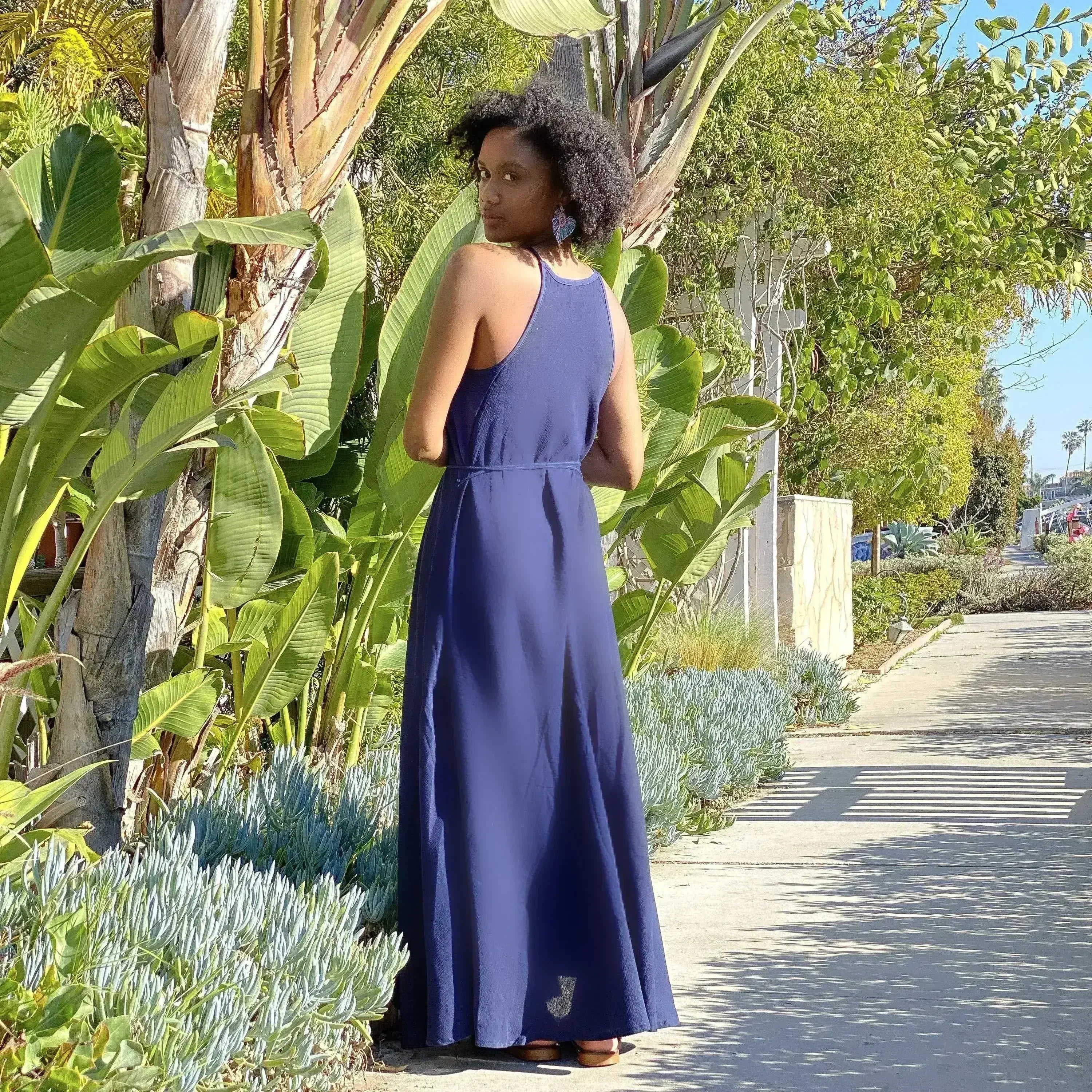 Callie Cotton Maxi Dress | Vacation Essential | Femstylo - Femstylo