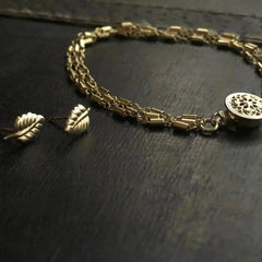 Marilena 3-Layer Gold Fill Bracelet – Filigree Clasp - Femstylo