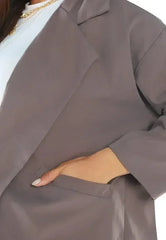 Casual Oversized Double Breasted Jacket - Femstylo