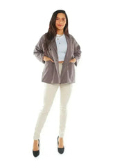 Casual Oversized Double Breasted Jacket - Femstylo