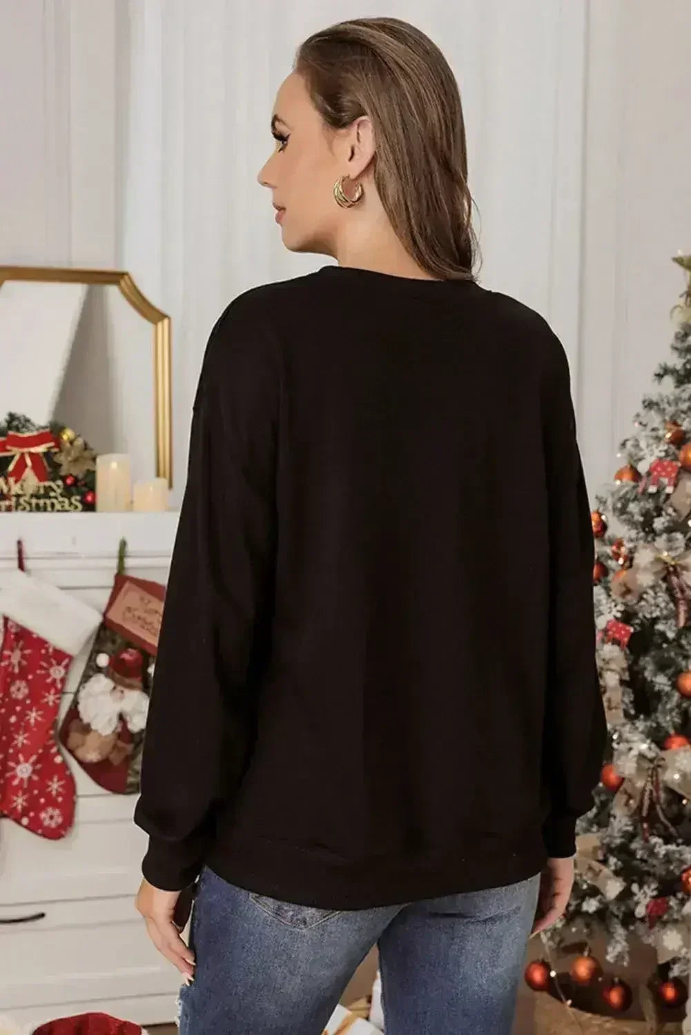 Christmas Long Sleeve Sweatshirt - Femstylo