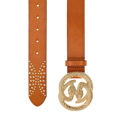 Snake Glam Brown camel Color Belt For women | Femstylo - Femstylo