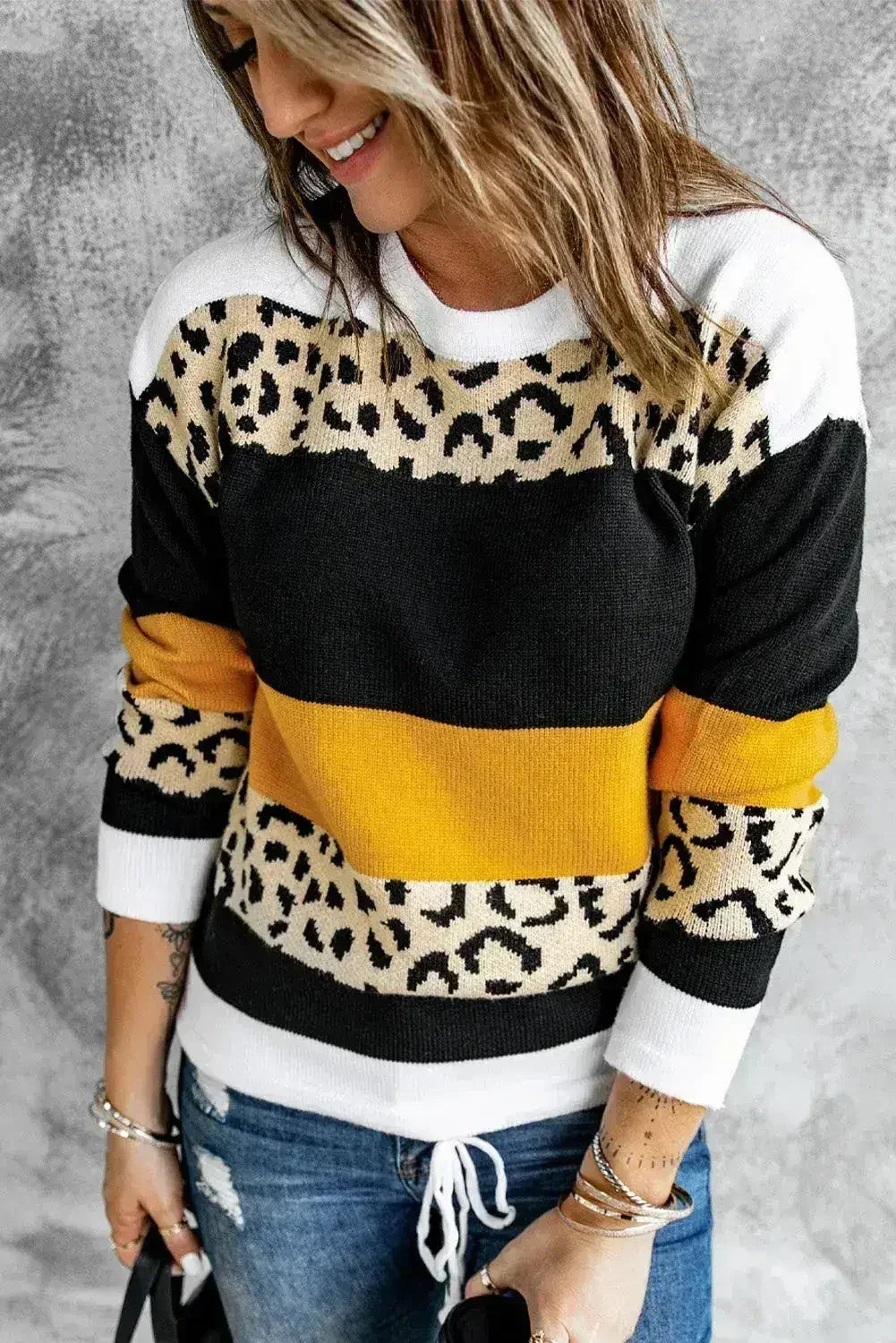 New Leopard Pullover Sweater - Femstylo