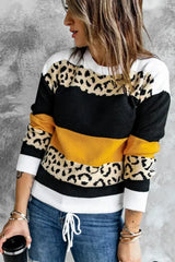 New Leopard Pullover Sweater - Femstylo