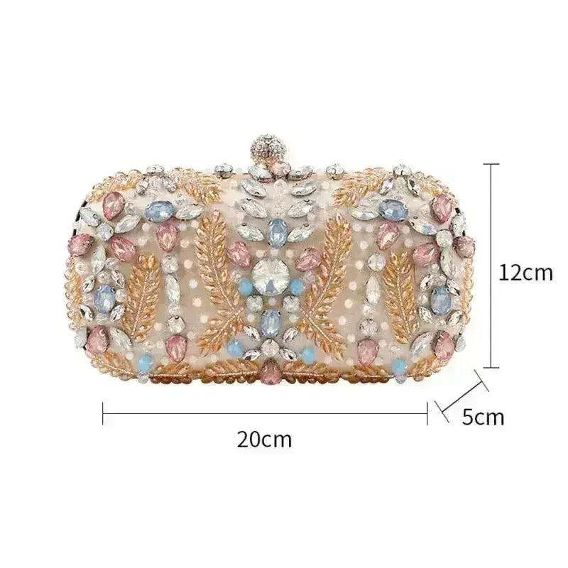 Luxury Rhinestone Clutch Bag - Wedding & Party Purse | Femstylo - Femstylo