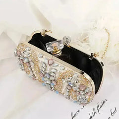 Luxury Rhinestone Clutch Bag - Wedding & Party Purse | Femstylo - Femstylo