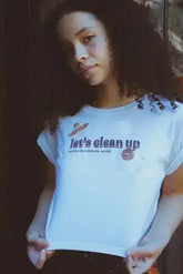 Let's Clean Up Crop-top - Femstylo