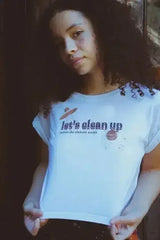 Let's Clean Up Crop-top - Femstylo