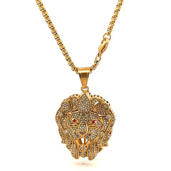 EVADEAN STEEL GOLD NECKLACE I D94383 - Femstylo