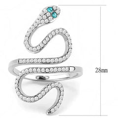 Women Stainless Steel Synthetic Crystal Rings - Femstylo