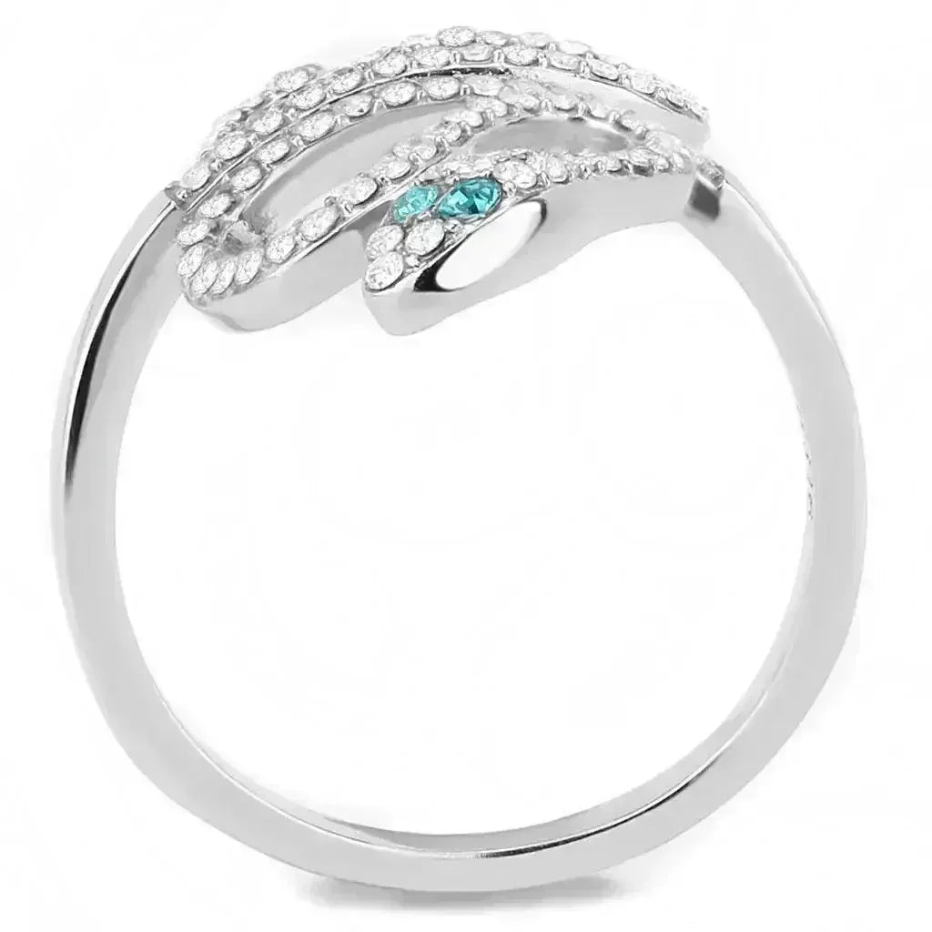 Women Stainless Steel Synthetic Crystal Rings - Femstylo