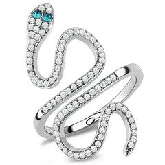 Women Stainless Steel Synthetic Crystal Rings - Femstylo