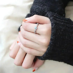 DA120 - High polished (no plating) Stainless Steel Ring with AAA Grade - Femstylo