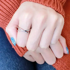 DA158 - High polished (no plating) Stainless Steel Ring with AAA Grade - Femstylo