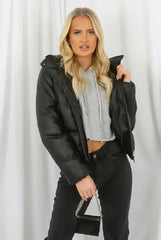 PU Boxy Puffer Jacket - Femstylo
