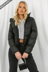 PU Boxy Puffer Jacket - Femstylo