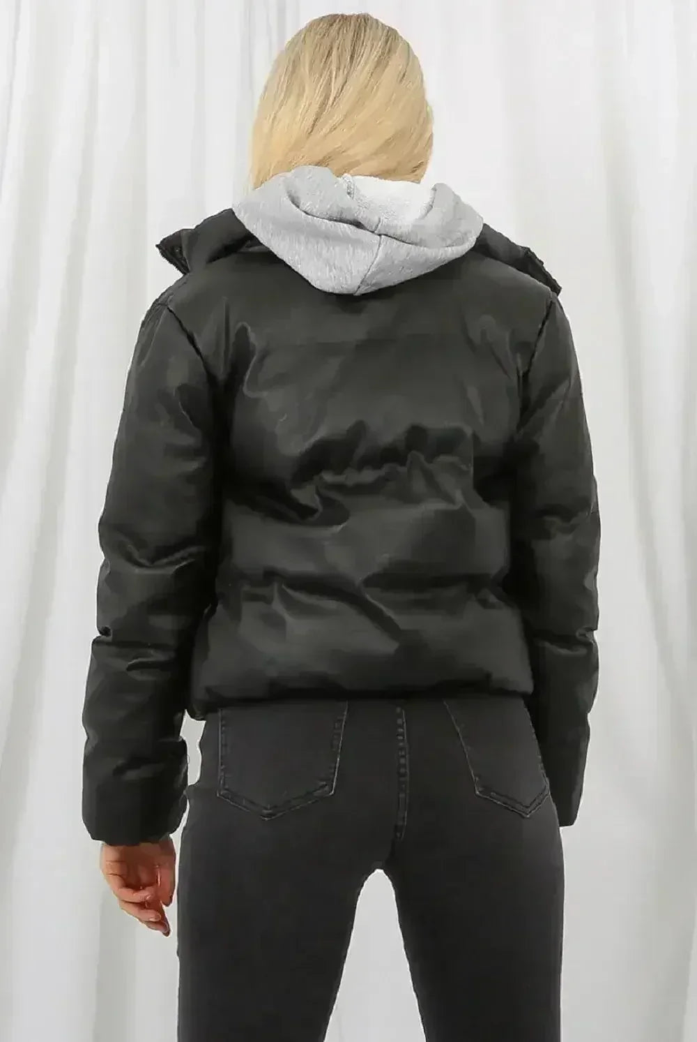 PU Boxy Puffer Jacket - Femstylo