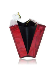Bee Red Pearl Acrylic Box Clutch - Femstylo
