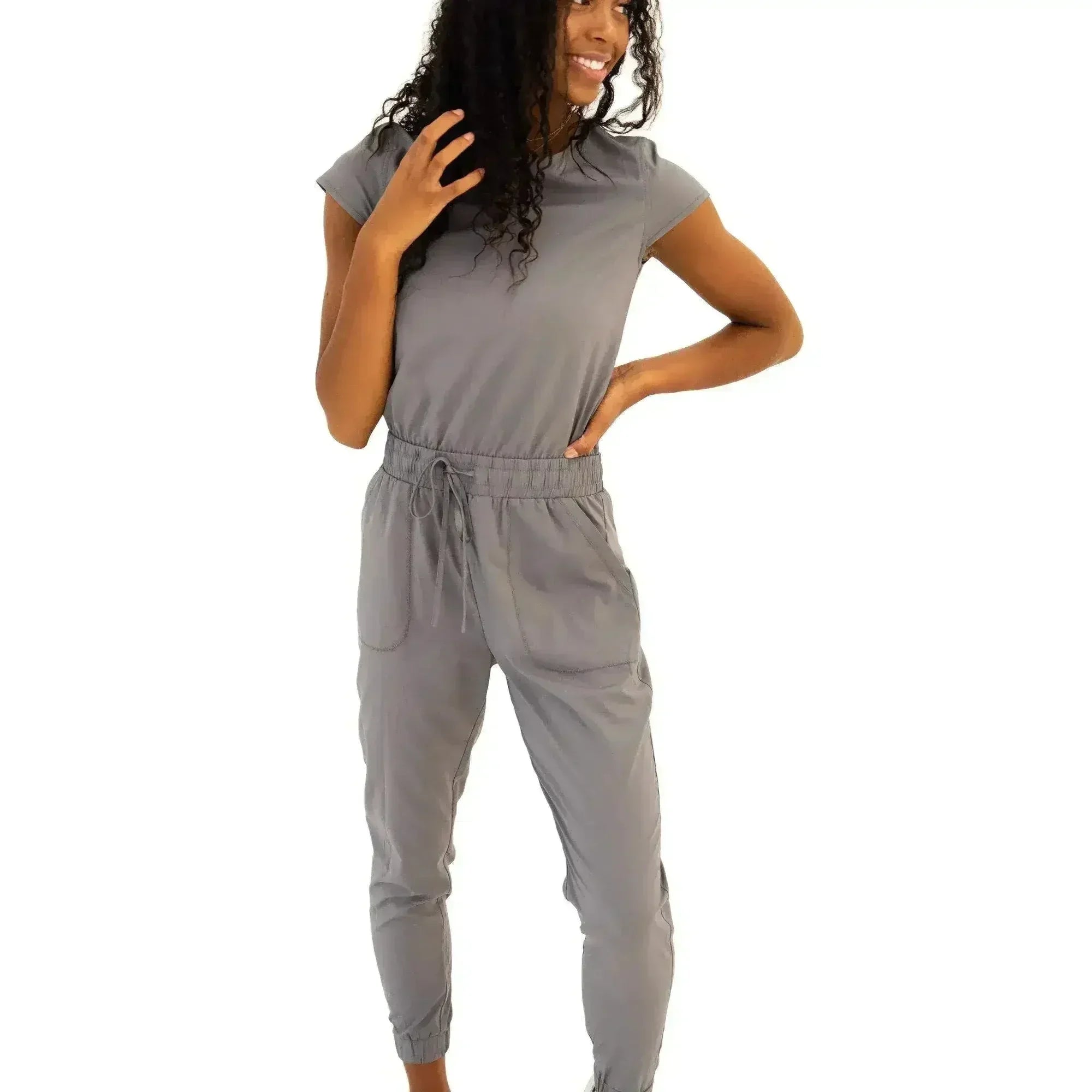 DT UNITY Jumpsuit in Cement - Femstylo