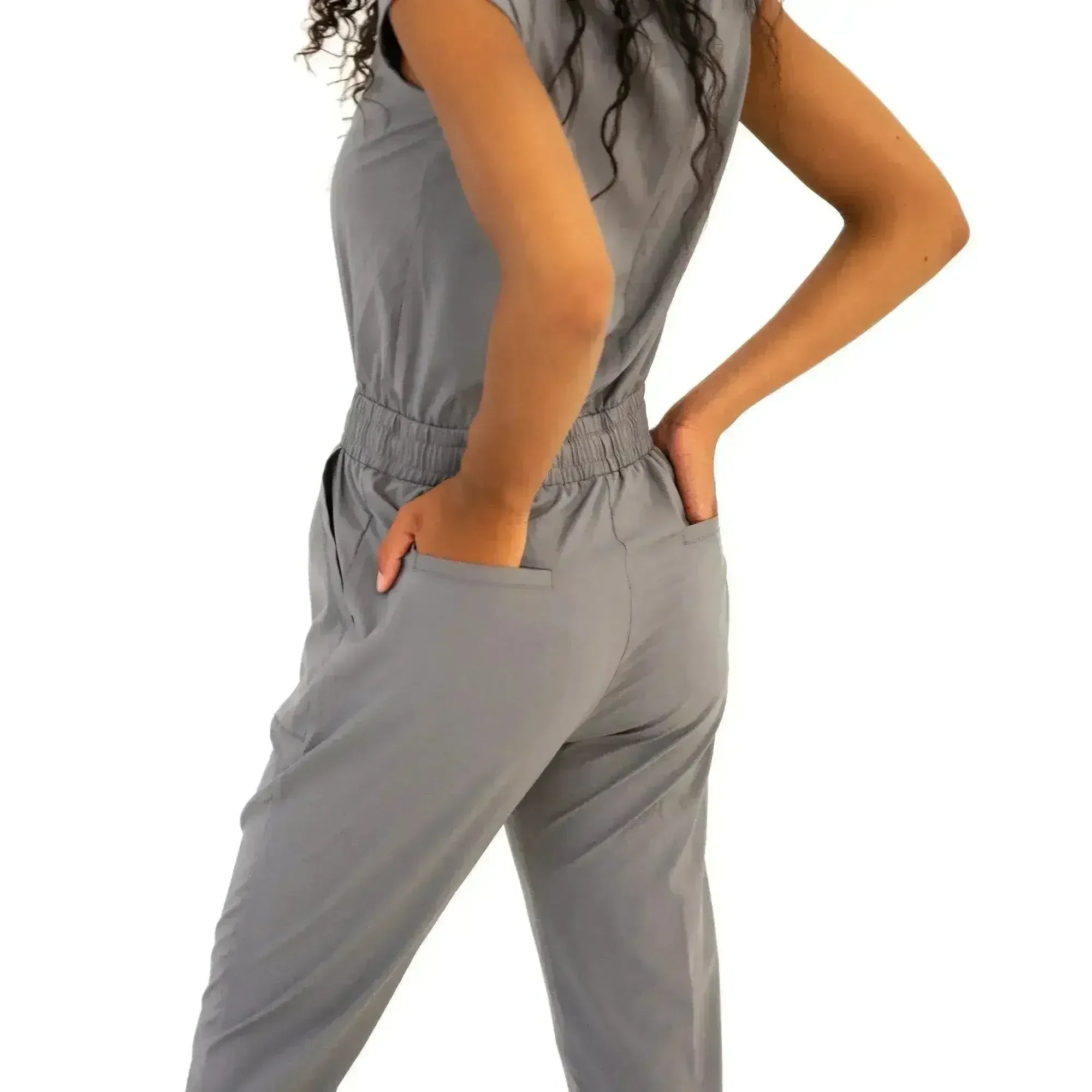 DT UNITY Jumpsuit in Cement - Femstylo