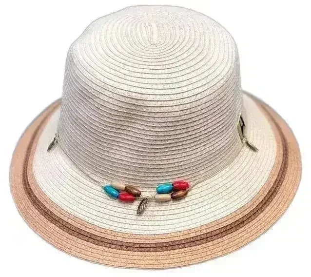 Beige 'Melissa' Bucket Hat - Femstylo