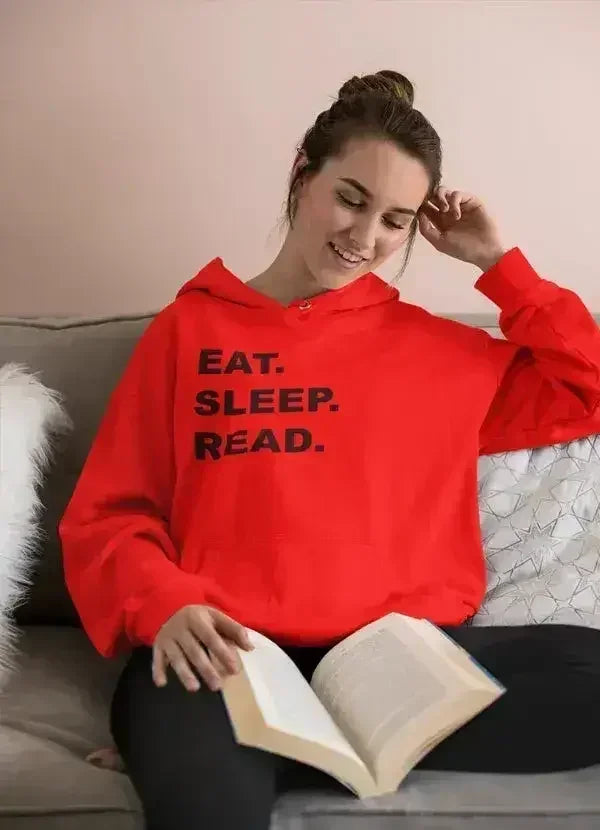 Eat Sleep Read HOODIE - Femstylo
