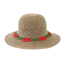 EVIE Bohemian Sunhat - Handwoven Straw Hat | Femstylo - Femstylo