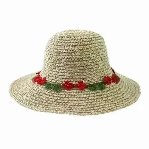 EVIE Bohemian Sunhat - Handwoven Straw Hat | Femstylo - Femstylo