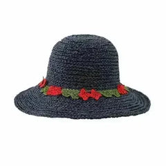 EVIE Bohemian Sunhat - Handwoven Straw Hat | Femstylo - Femstylo