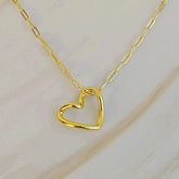 Heart And Chain Necklace - Femstylo