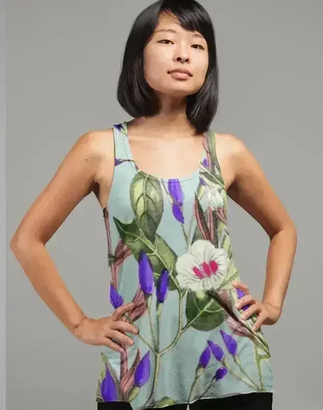 Floaral Garden Women Performance Tank Top - Femstylo