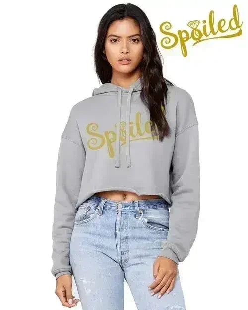 Spoiled Crop Top Hoodie - Femstylo